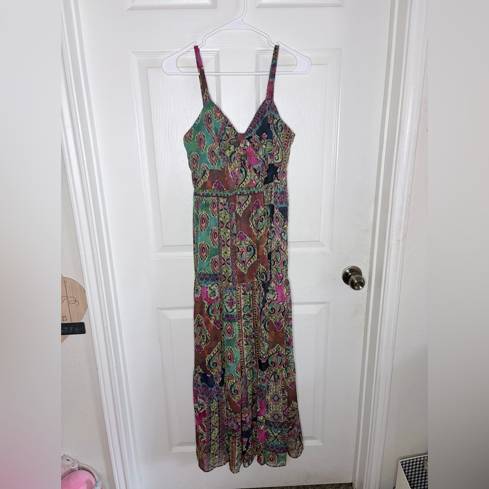 Robbie Bee Prarie BOHO Hippie festival Maxi Dress